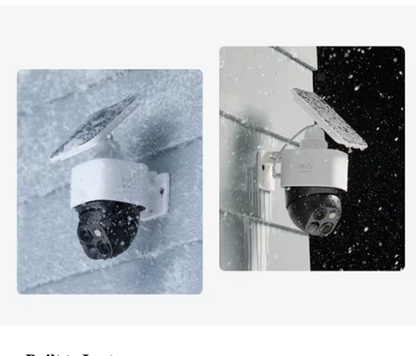 2K eufy SoloCam S340 – Þráðlaus Solar Öryggismyndavél með 360° Umfangi, No Blind Spots, og Án Mánaðargjalda