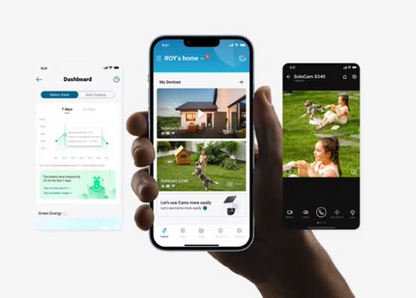 2K eufy SoloCam S340 – Þráðlaus Solar Öryggismyndavél með 360° Umfangi, No Blind Spots, og Án Mánaðargjalda