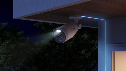 4K Útimyndavél tengd í rafmagn með þráðlausri nettenginu með möguleika á 24/7 upptöku